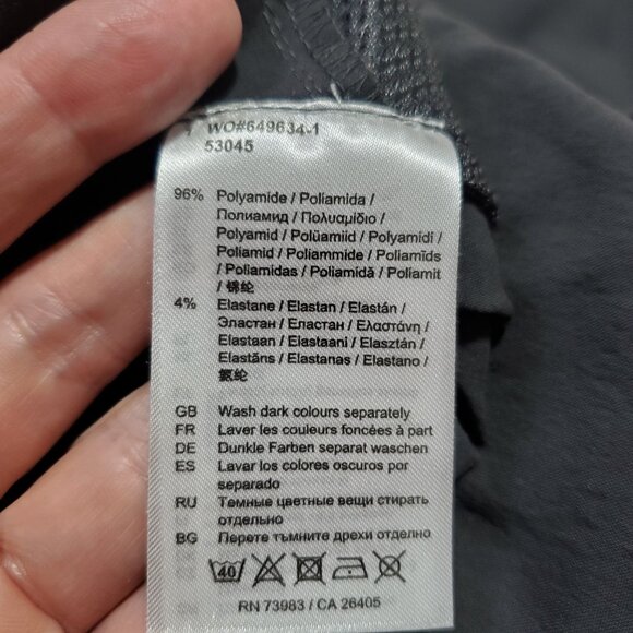 HELLY HANSEN Crewline Capris Pants Hiking Quick Dry Gorpcore Grey Women 28 x 16" - Picture 9 of 13